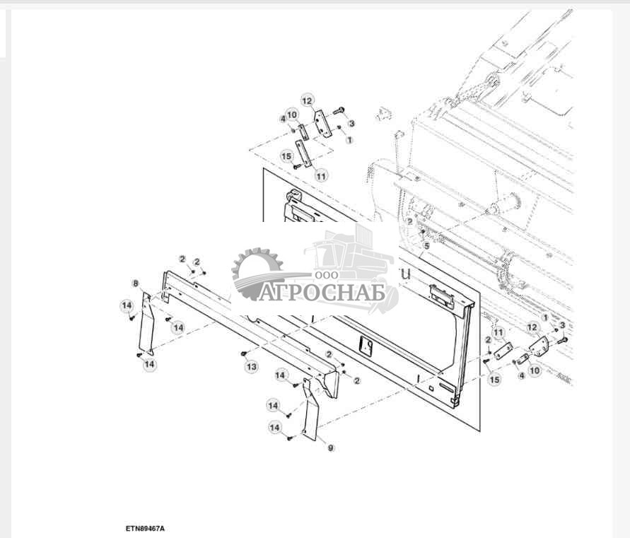 Рама, дефлектор, блок наклона, HillMaster™ 
